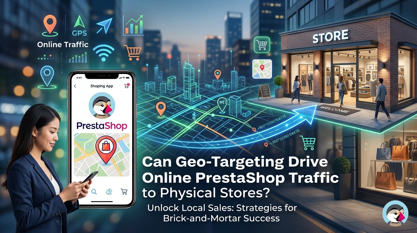 How to Use Geo-Targeting to Drive Online PrestaShop Traffic to Physical Stores